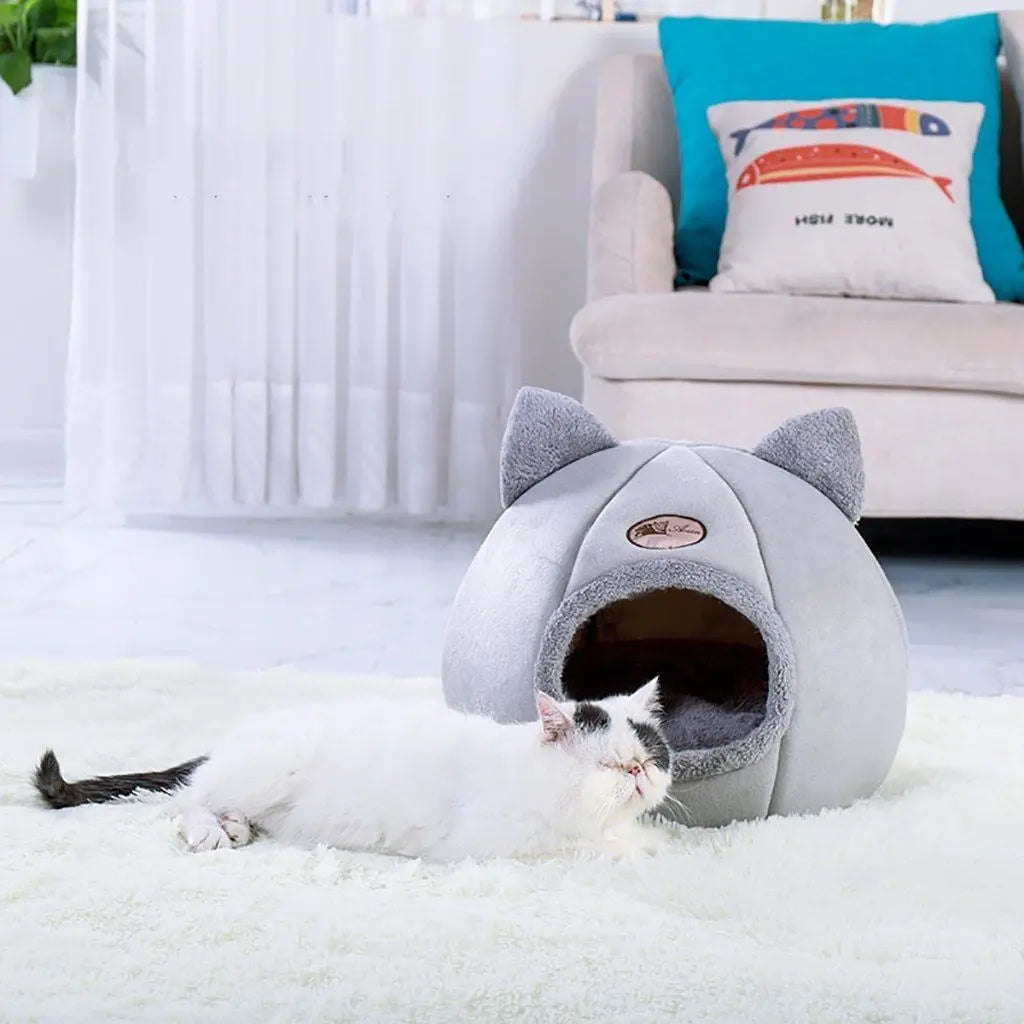 ComfyHouse™ - Niche pour chat ultra confortable - Au plaisir des chats