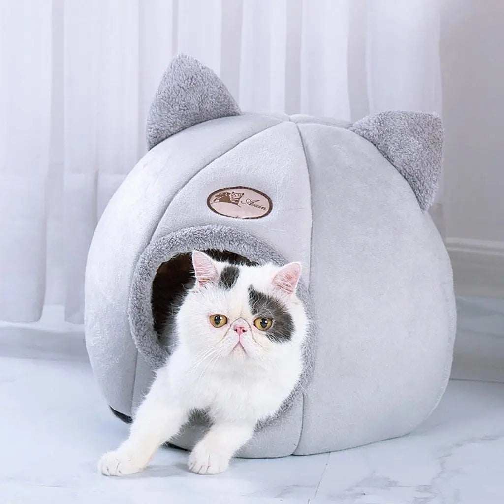 ComfyHouse™ - Niche pour chat ultra confortable - Au plaisir des chats