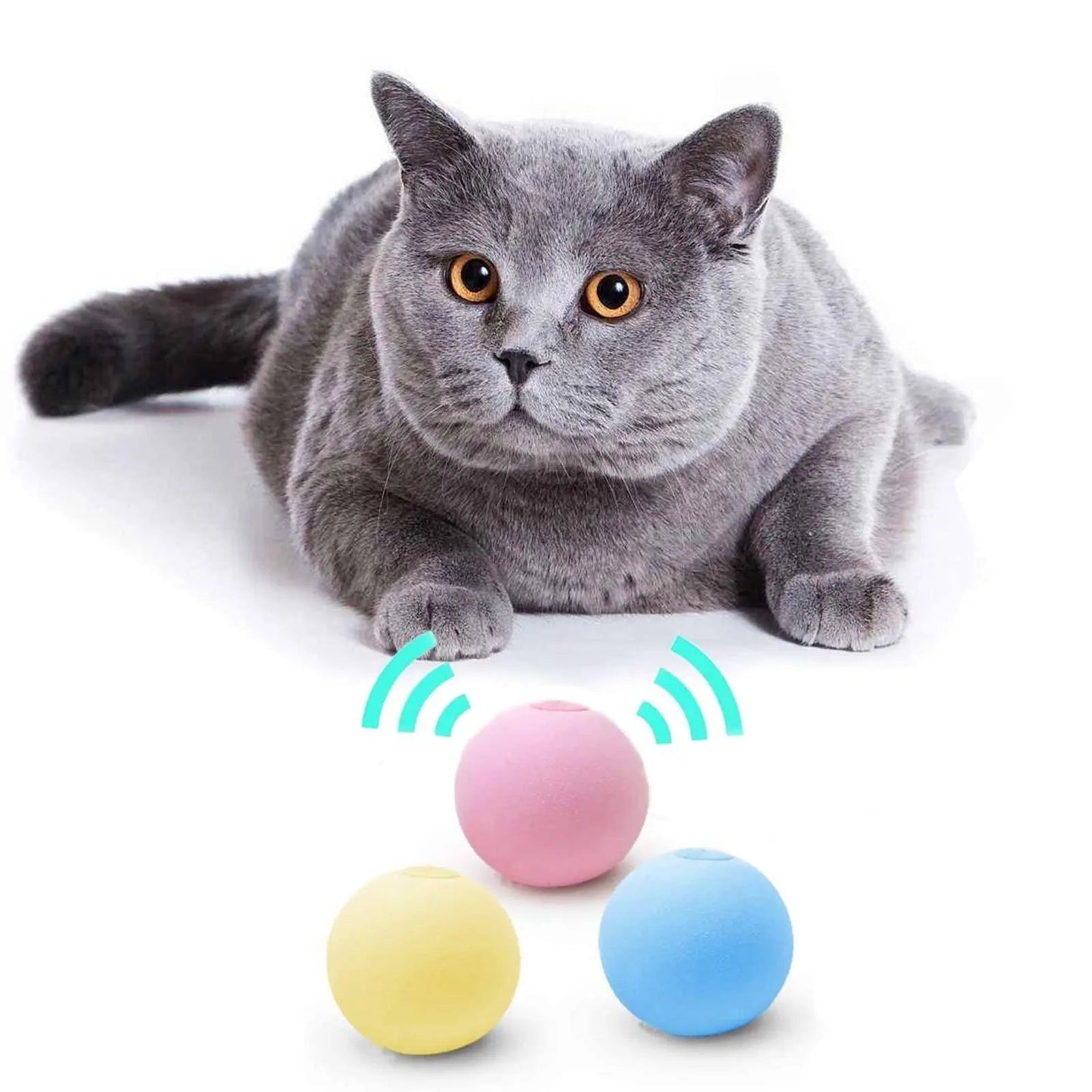 SmartBall™ - Balle intelligente d'apprentissage pour chat - Au plaisir des chats : AutoBall™ - Jouet électrique interactifs pour chats